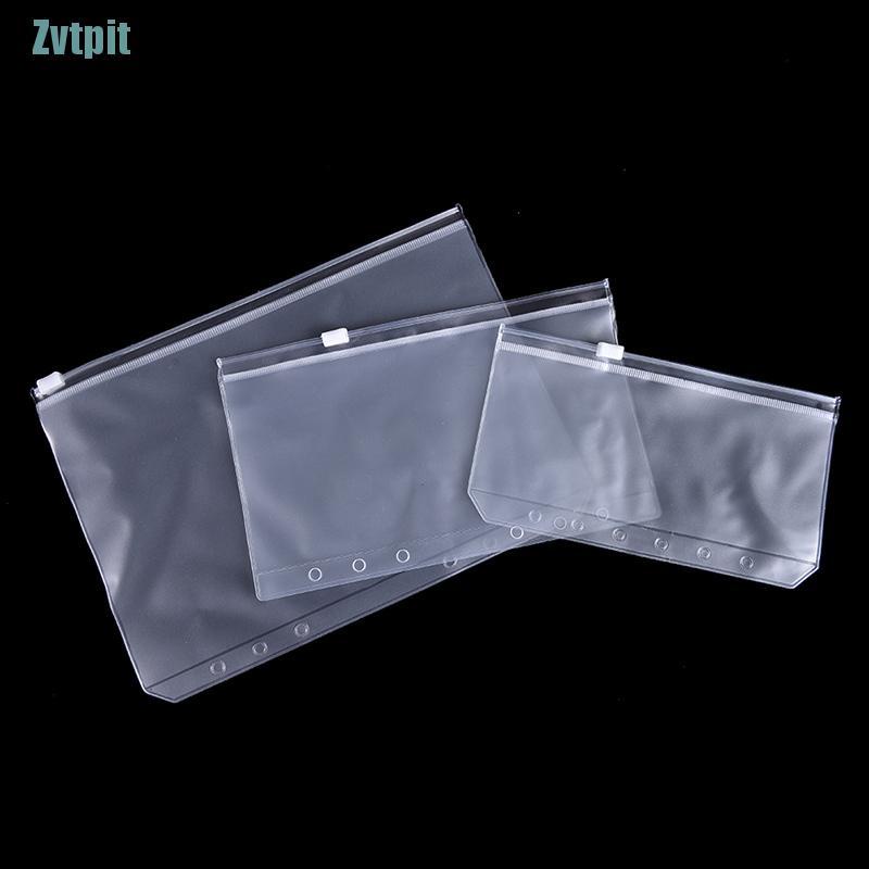 Túi zip trong suốt đựng tài liệu khổ A5/A6/A7