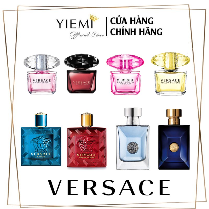 Nước Hoa VERSACE Bright Crystal. Nước Hoa Hàng Chính Hãng 5/10/20ML