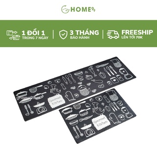 Thảm trải sàn bếp da cao cấp chống trơn trượt không thấm TB22M1
