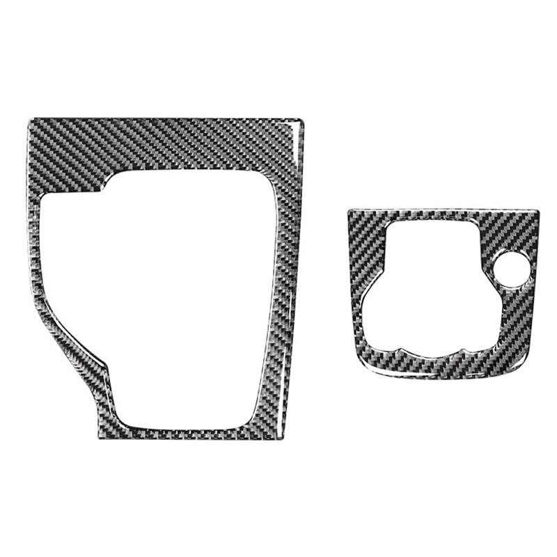 Viền bọc núm gạt cần số bằng sợi carbon cho Mazda 3 Axela 2014 2015 2016 2017