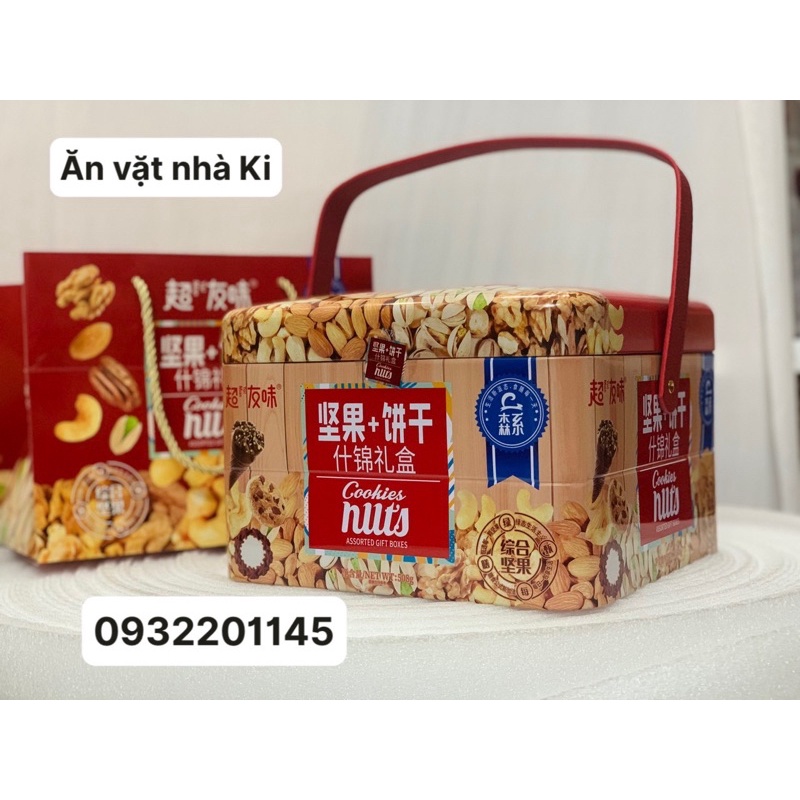Bánh cookies 3 tầng phù hợp với làm quà tặbg