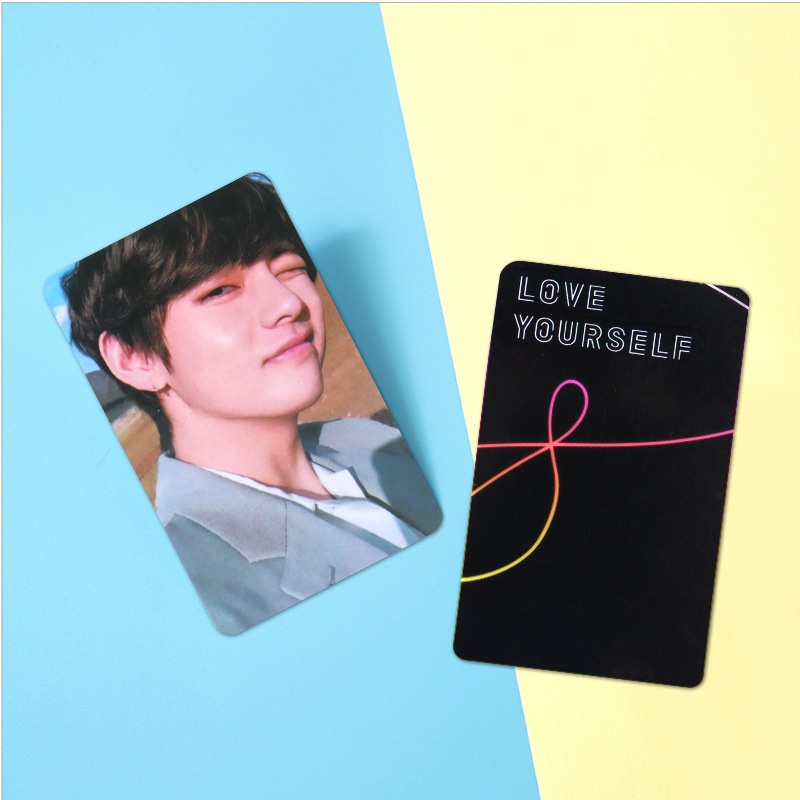 Thẻ Ảnh In Chữ LOVE YOURSELF Của Nhóm Nhạc BTS