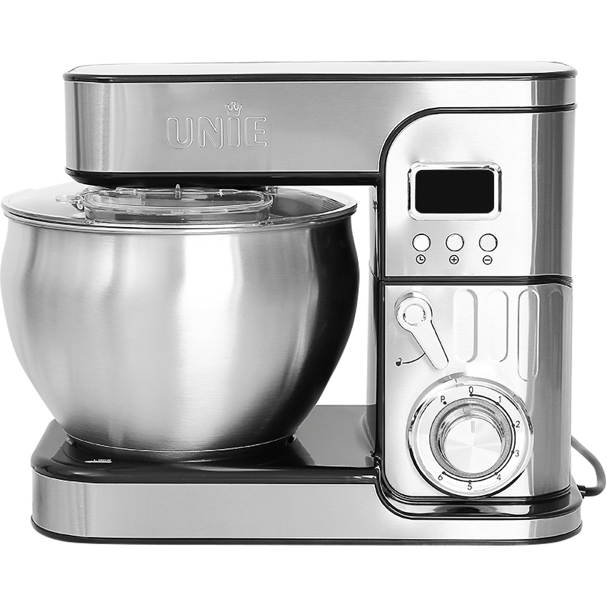 Máy nhồi bột chuyên dụng, đánh trứng đa năng Unie EM5 1300W, thố trộn 8L - Hàng chính hãng - Bảo hành 12 tháng