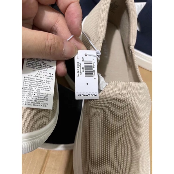 Giầy slip on nam, nữ, Old navy dư xịn