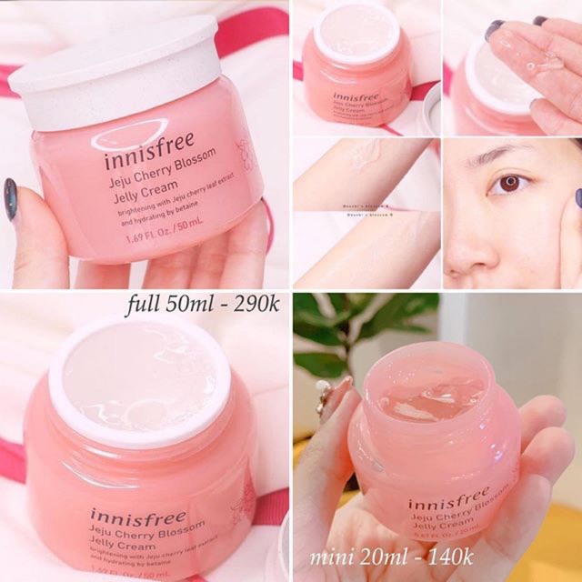 KEM DƯỠNG INNISFREE JEJU CHERY BLOSSOM JELLY CREAM