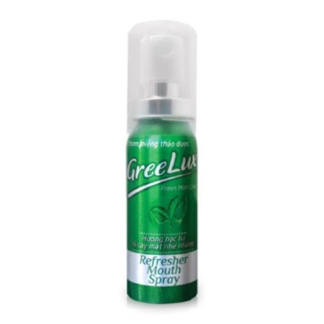 Xịt Thơm Miệng Thảo Dược Greelux Fresh Mint Cool 12ml