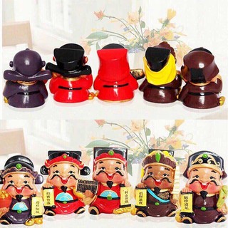 Bộ 5 ông thần tài Phúc Lộc Thọ ngộ nghĩnh trang trí ô tô