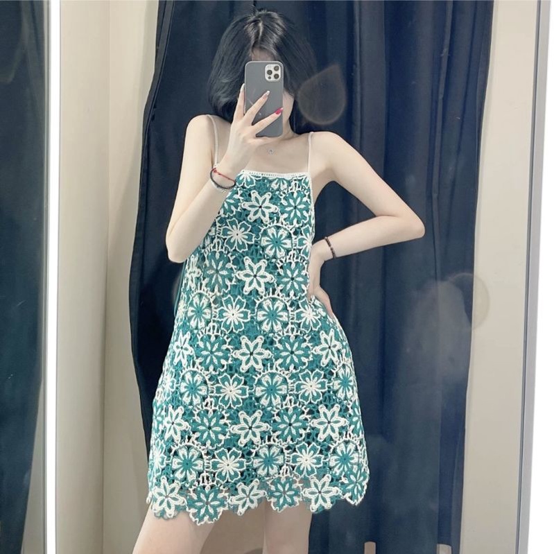 Đầm 2 dây hàng xuất siêu xinh giá tốt (có sẵn)