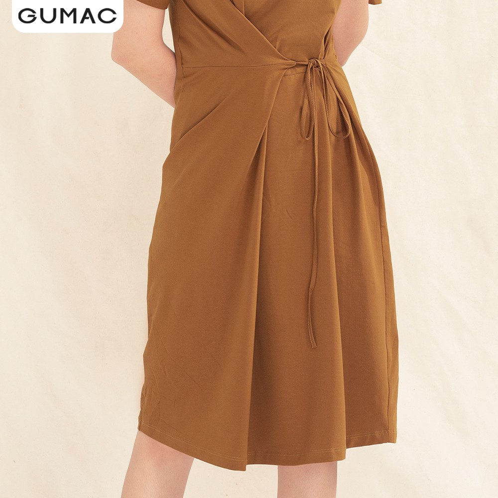 [Mã WAGU12 giảm 20% tối đa 50k đơn 150k] Đầm thắt dây eo DA1010 GUMAC | BigBuy360 - bigbuy360.vn