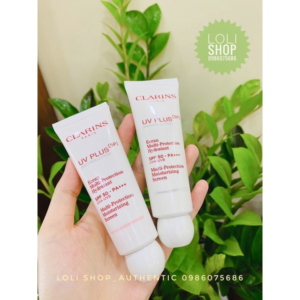 [Made in France] [Mẫu Mới] Clarins Kem Chống Nắng (KCN) Clarins Rose, Translucent, Lavender - 3ml 50ml