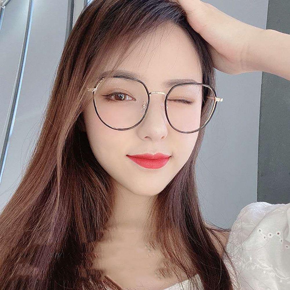 MXGOODS Kính Đọc Sách Gọng Kim Loại Chống Ánh Sáng Xanh Màu Sắc Gradient Phong Cách Hàn Quốc