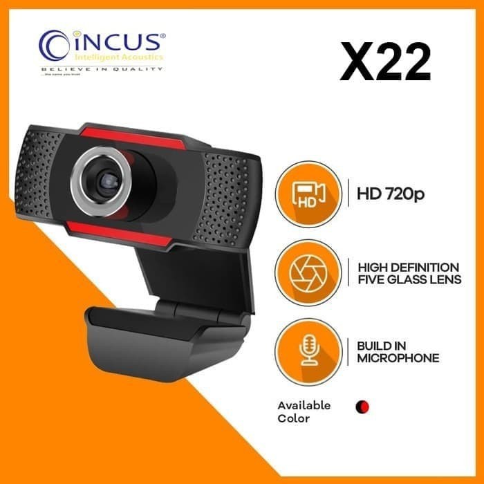 Webcam Incus X22 Hd 720p Kèm Mic X22 Incus