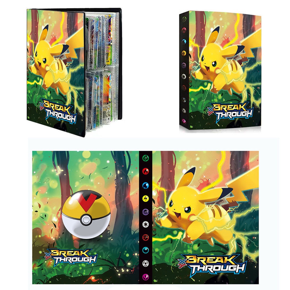 Sách Sưu Tập 240 Tấm Thẻ Pokemon Pikachu Độc Đáo