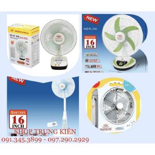 Quạt sạc tích điện HONJIANDA 2 bình