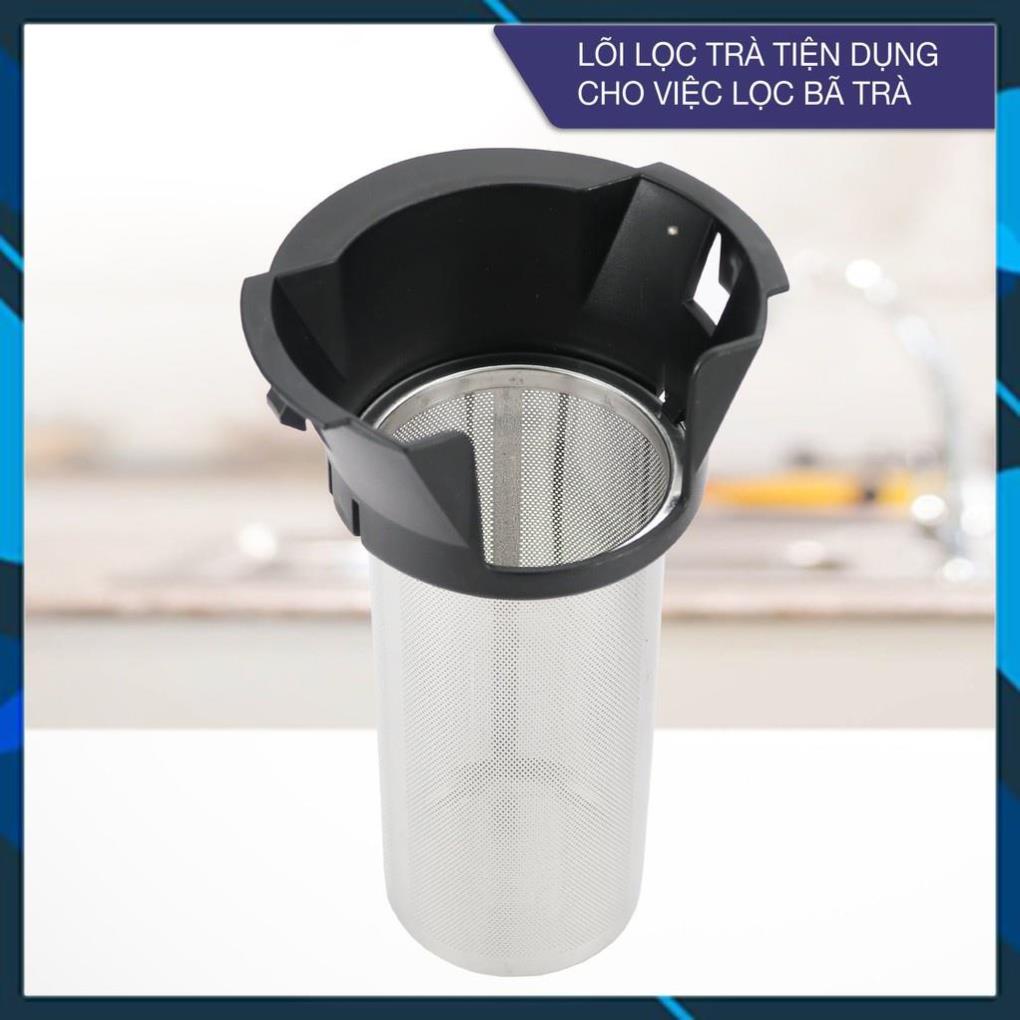 Ấm siêu tốc thuỷ tinh kèm lõi lọc trà inox Lebenlang 1.8L LBE2819 Đức Chính hãng BH 24 tháng