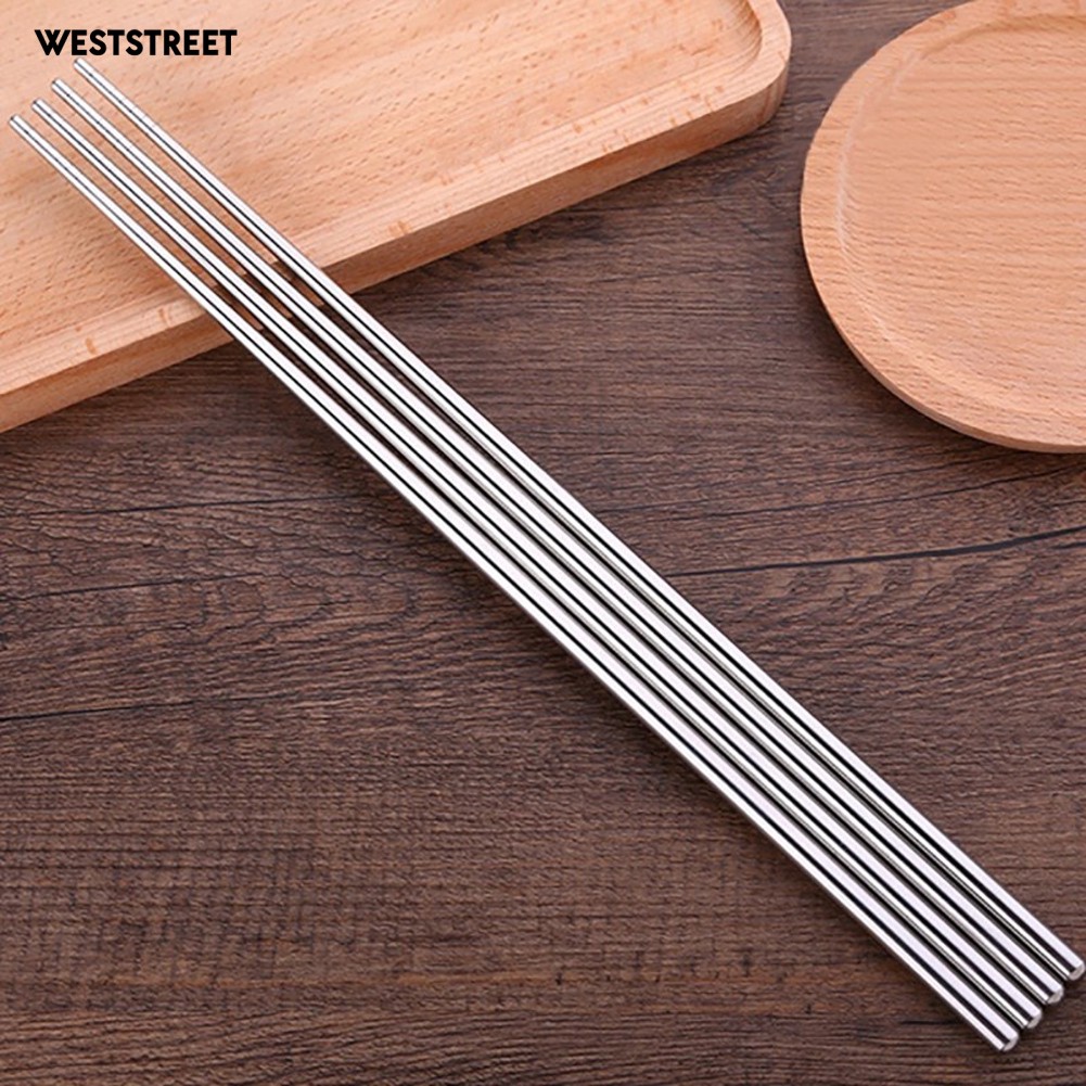 Đũa Dài Chống Trượt Bằng Thép Không Gỉ 14inch