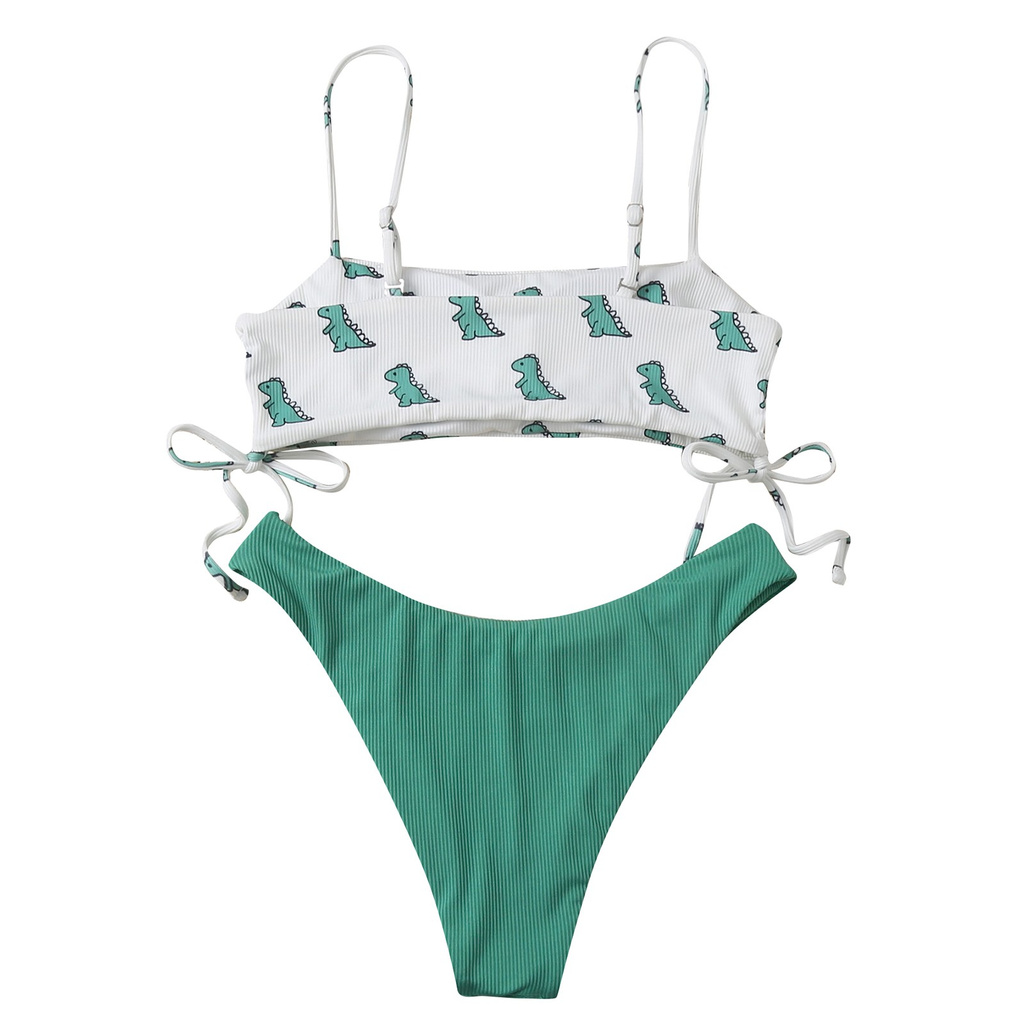 Set Đồ Bơi Hoạ Tiết Khủng Long Thời Trang  Nữ Dễ Thương | BigBuy360 - bigbuy360.vn