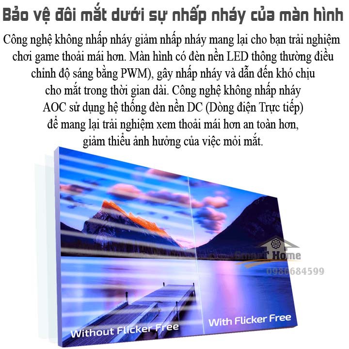 Màn Hình Máy Tính 24 Inch Full Viền AOC 24B2XHM/74 Full HD 1920*1080 75HZ Cổng Kết Nối HDMI + VGA Tiện Dụng BH 36 Tháng | WebRaoVat - webraovat.net.vn