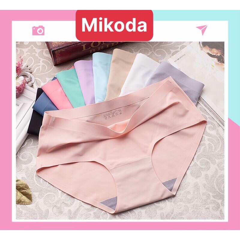Quần Lót Nữ Đúc Su thun lạnh cao cấp không đường may mềm mại được chọn màu mẫu H03