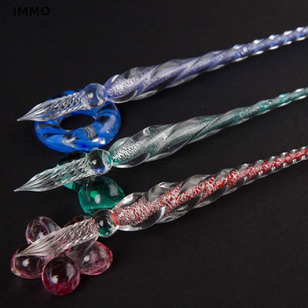 Bút nhúng thủy tinh phong cách hoài cổ handmade