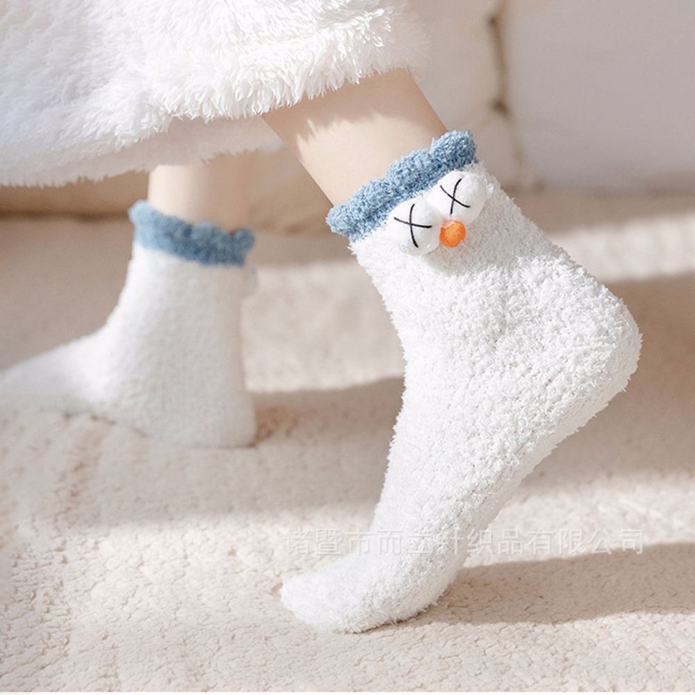 Vớ cotton mềm họa tiết Giáng sinh dễ thương thoáng khí dành cho nữ