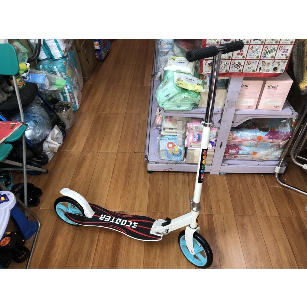 Xe Trượt Scooter Sport 2 Bánh Siêu To Khổng Lồ Tải Lên Đến 80kg / Xe Scooter Sắt Thể Thao, Scooter Cao Cấp Bản 2022