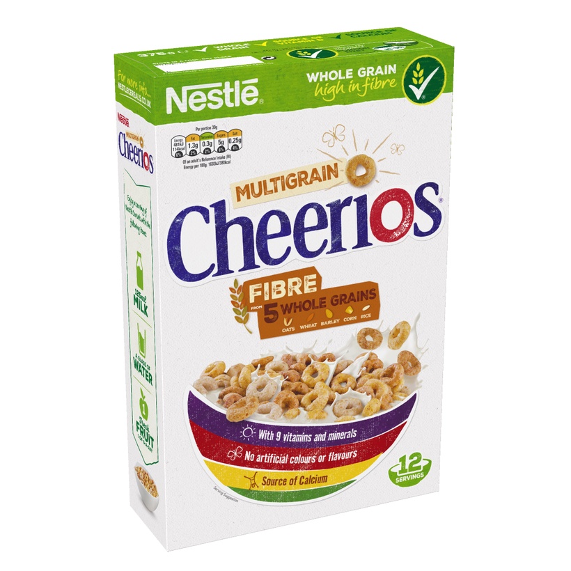 Bánh/Ngũ Cốc Ăn Sáng Nestle Cheerios Multigrain (Hộp 300g)