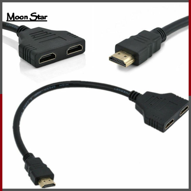 Cáp Chuyển Đổi Hdmi 1080p Sang 1 Đầu Vào 2 Đầu Ra