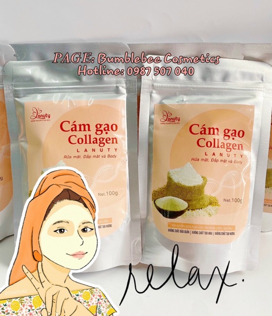 Bột Cám Gạo Collagen