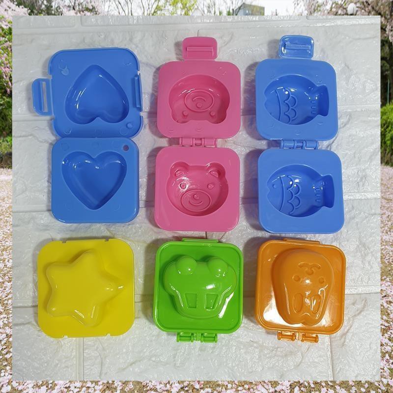 Sét 6 khuôn tạo hình cơm BENTO