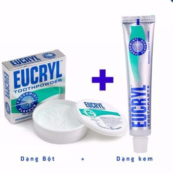 Combo Bột tẩy trắng răng + chai kem đánh răng