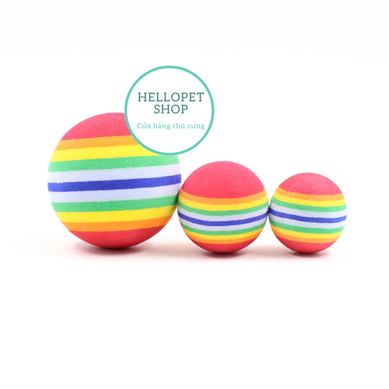 Đồ chơi cho mèo HELLOPET bóng vờn cào móng cho mèo cao cấp, Bóng đồ chơi mút cao cấp bắt mắt cho thú cưng H70