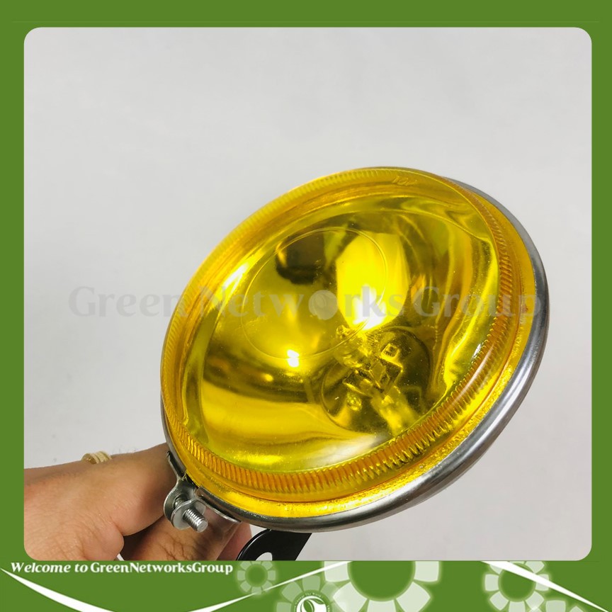 Đèn pha sương cảng tròn Lớn SAGAS đích Sắt KC-8010 55W 12V mặt đèn màu vàng dùng được cho nhiều loại xe Greennetworks