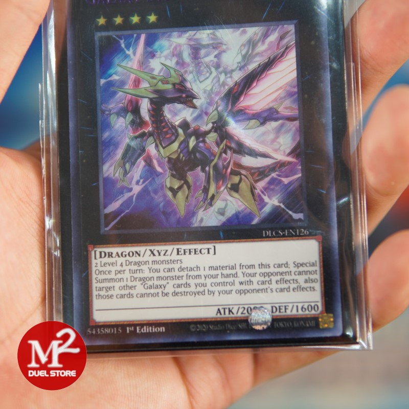 Lá bài Yugioh DLCS-EN126P Galaxy Stealth Dragon – Ultra Rare PURPLE - Đóng gói theo tiêu chuẩn M2SCCQ-Lite