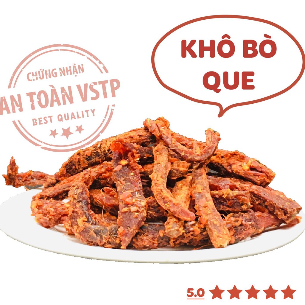 Khô bò que 250g DumBum đồ ăn vặt Hà Nội vừa ngon vừa rẻ | BigBuy360 - bigbuy360.vn