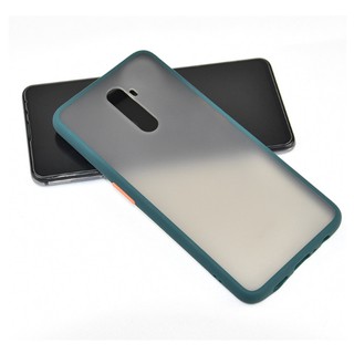 Ốp lưng nhám cho Xiaomi Redmi 9 Viền màu TPU chống sốc siêu đẹp