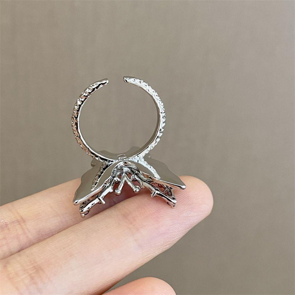 QQMALL Vòng Cổ Choker Y2K Mặt Hình Bướm Đính Đá Màu Tím Ngọt Ngào Thời Trang Phong Cách Hàn Quốc