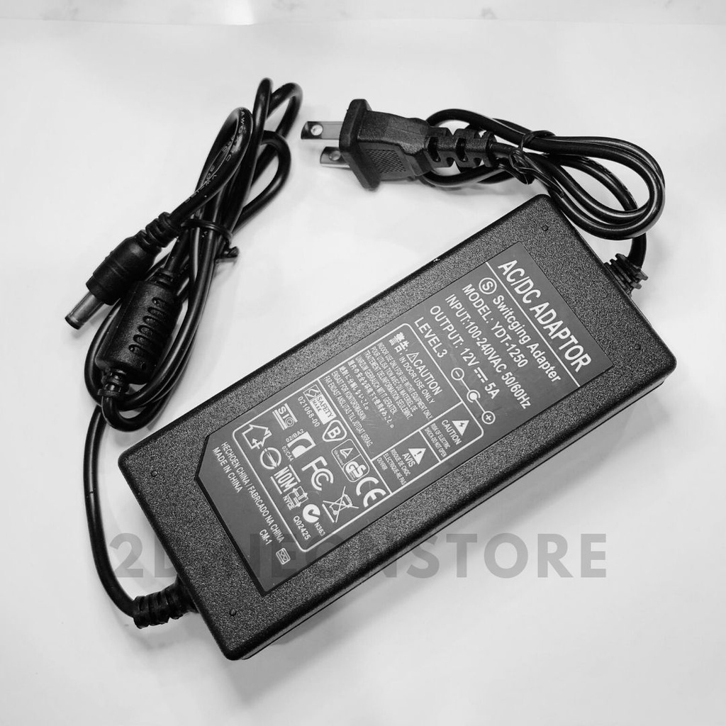 Nguồn 12V-2A, 12V-5A, dây điện trong, công tắc và điều khiển từ xa, phụ kiện cho đèn Led Neon I 2D Neon Store