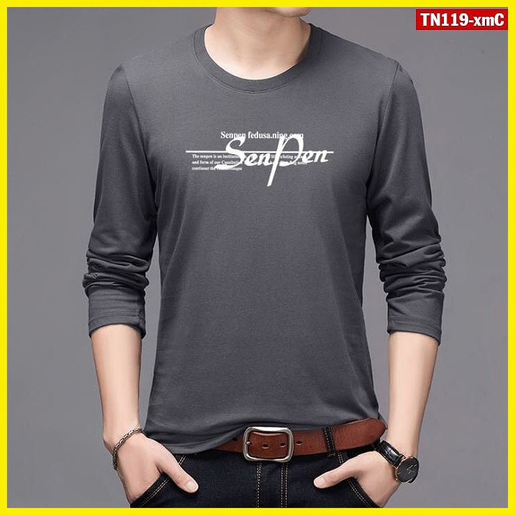 áo thun nam tay dài trơn TN119 nhiều màu sắc chất sợi tre pha trẻ trung | BigBuy360 - bigbuy360.vn