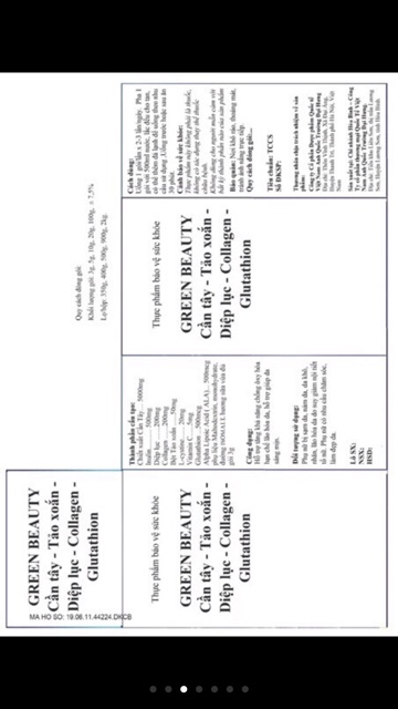 (HÀNG CHÍNH HÃNG)TINH CHẤT NƯỚC ÉP CẦN  TÂY GREEN BEAUTY(32 gói)kèm thẻ bảo hành | BigBuy360 - bigbuy360.vn