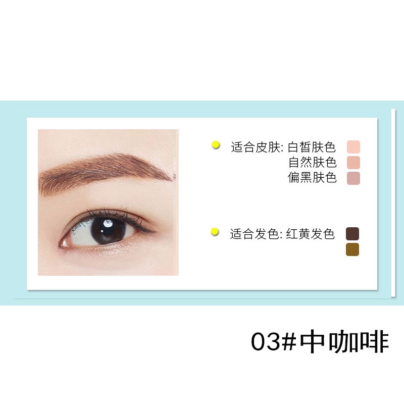 Chì kẻ lông mày hai đầu dạng xoay lâu trôi chống thấm nước và mồ hôi cho người mới bắt đầu | BigBuy360 - bigbuy360.vn