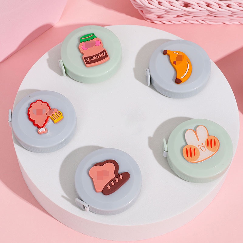 Thước Dây Cuộn Hình Trái Tim Hoạt Hình Nhỏ Dễ Thương Kích Thước Nhỏ 150Cm 1.5M