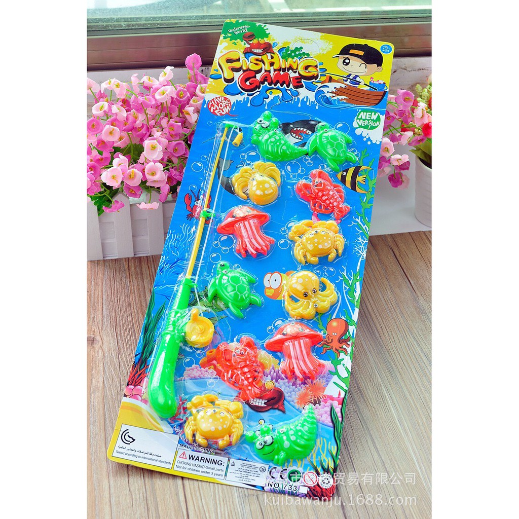 Bộ câu cá 12 con cho bé