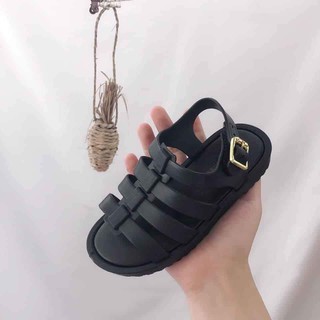 Dép melissa trẻ em 2 màu trắng đen