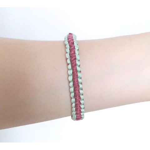 Vòng tay vòng chân may mắn - Wendy - Friendship bracelet - viền biên-Vòng tay tình bạn-bạn bè handmade DIY