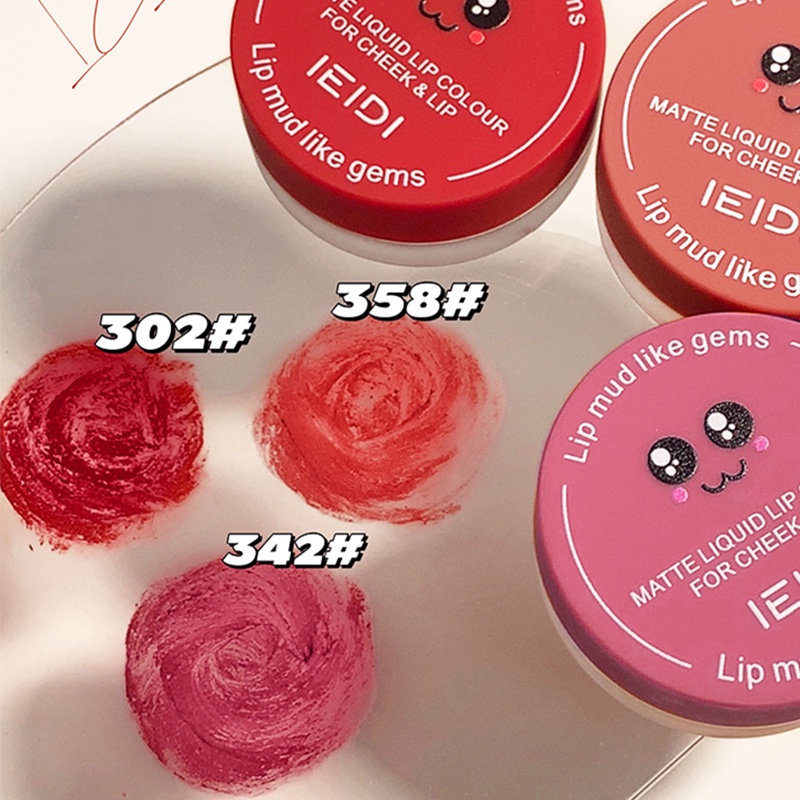 Son IEIDI 25g mini nhỏ gọn đóng hộp dễ thương lâu trôi dành cho học sinh bạn nữ | BigBuy360 - bigbuy360.vn