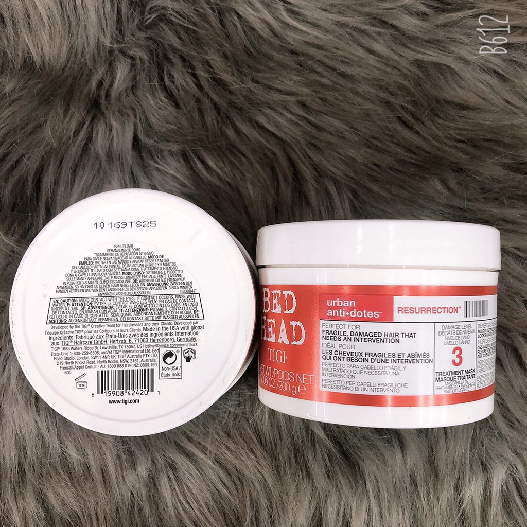 Kem ủ hấp tóc phục hồi hư tổn BED HEAD TIGI chính hãng 200g