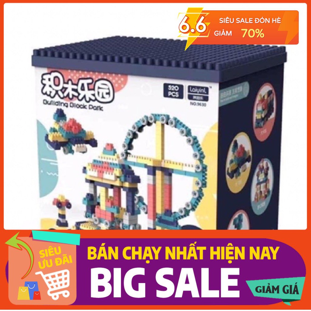 🥰 Sale cuối năm 🥰 BỘ ĐỒ CHƠI LẮP RÁP XẾP HÌNH CHO BÉ, LEGO 520 CHI TIẾT