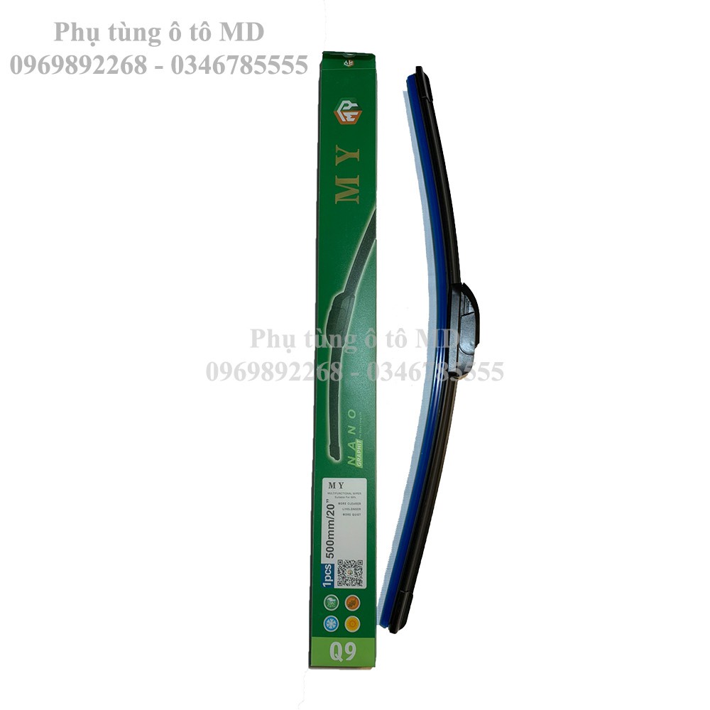 Gạt mưa MỀM Q9 lưỡi Sillicon thế hệ mới gạt sạch- siêu bền , có đủ size cho mọi loại xe. Giá bán lẻ/1 Sản Phẩm .