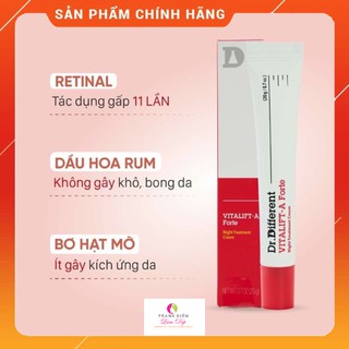 Kem dưỡng chống lão hóa da Dr.different Vita A Cream Forte 0,1%